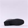 Wonders Anan Low Block Heel Stretch Boot - Black Leather